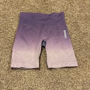 Gymshark Purple Ombré Shorts